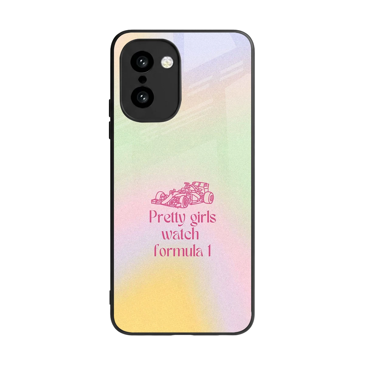 Race Chic back phone cover | glass case for oneplus 15r