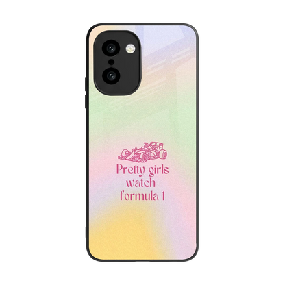 Race Chic back phone cover | glass case for oneplus 15r