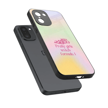 Race Chic sleek oneplus 15r cover with tempered glass back and TPU edges