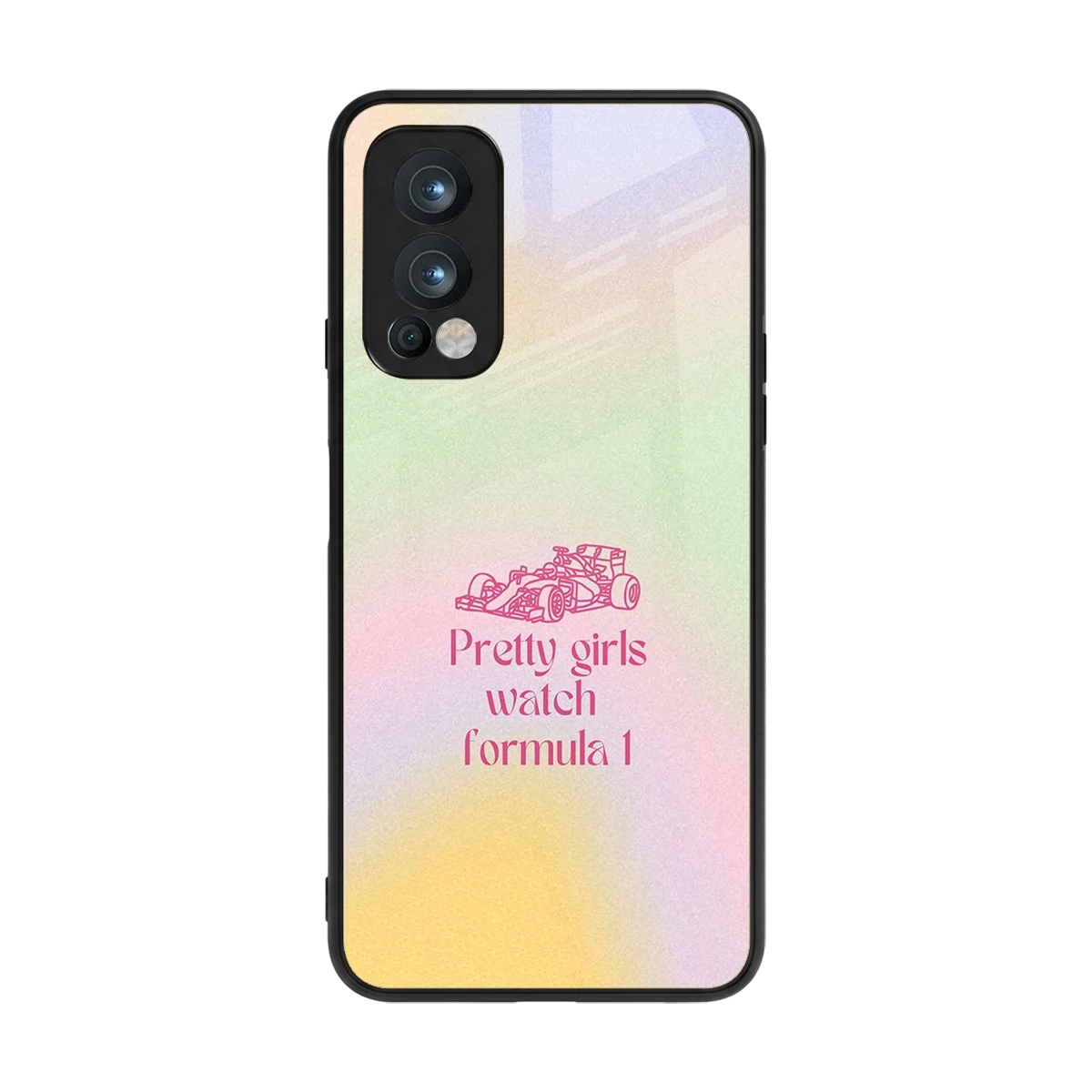 Race Chic back phone cover | glass case for oneplus nord 2