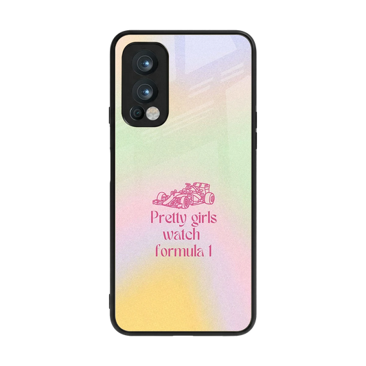 Race Chic back phone cover | glass case for oneplus nord 2