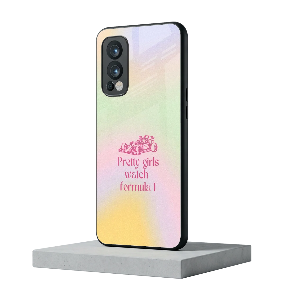 Race Chic oneplus nord 2 mobile cover | shockproof glass phone case