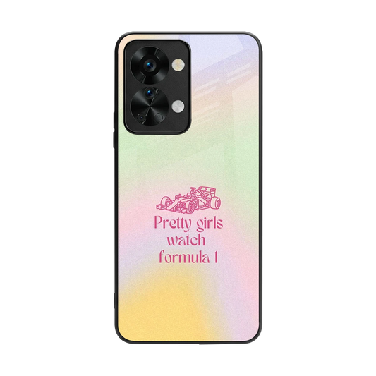 Race Chic back phone cover | glass case for oneplus nord 2t