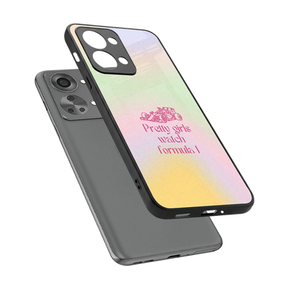 Race Chic sleek oneplus nord 2t cover with tempered glass back and TPU edges