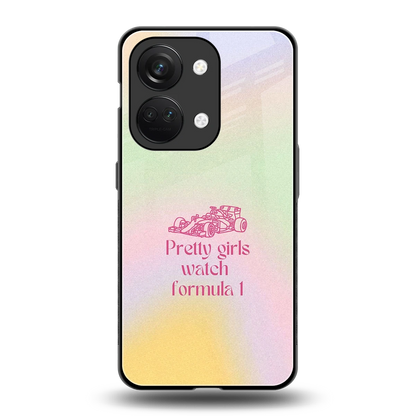 Race Chic back phone cover | glass case for oneplus nord 3