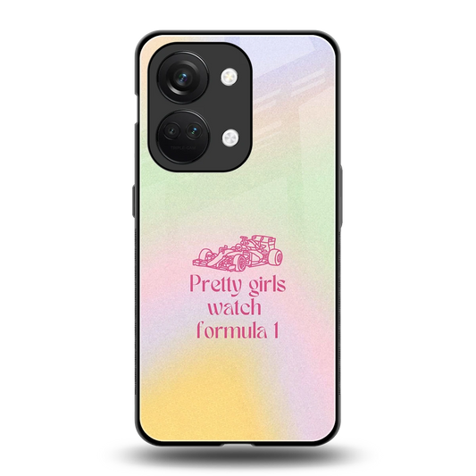 Race Chic back phone cover | glass case for oneplus nord 3