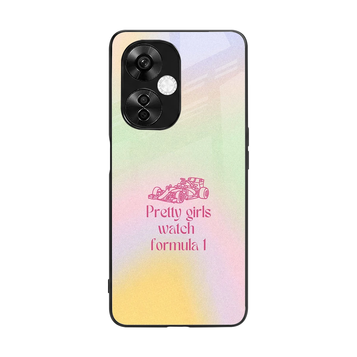 Race Chic back phone cover | glass case for oneplus nord ce 3 lite