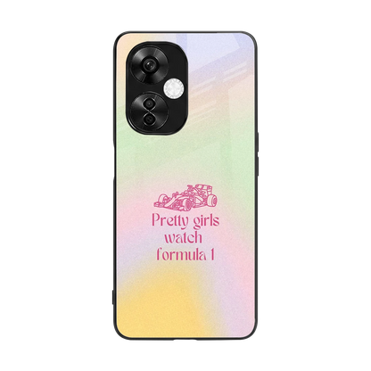 Race Chic back phone cover | glass case for oneplus nord ce 3 lite