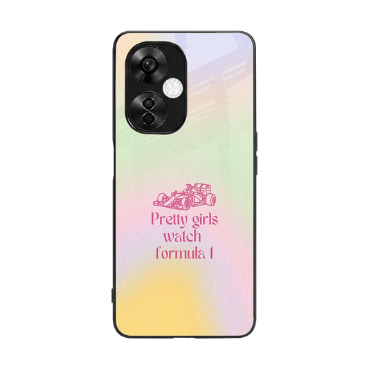 Race Chic back phone cover | glass case for oneplus nord ce 3 lite