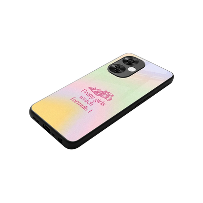Race Chic stylish phone case for oneplus nord ce 3 lite | glossy glass and slim fit