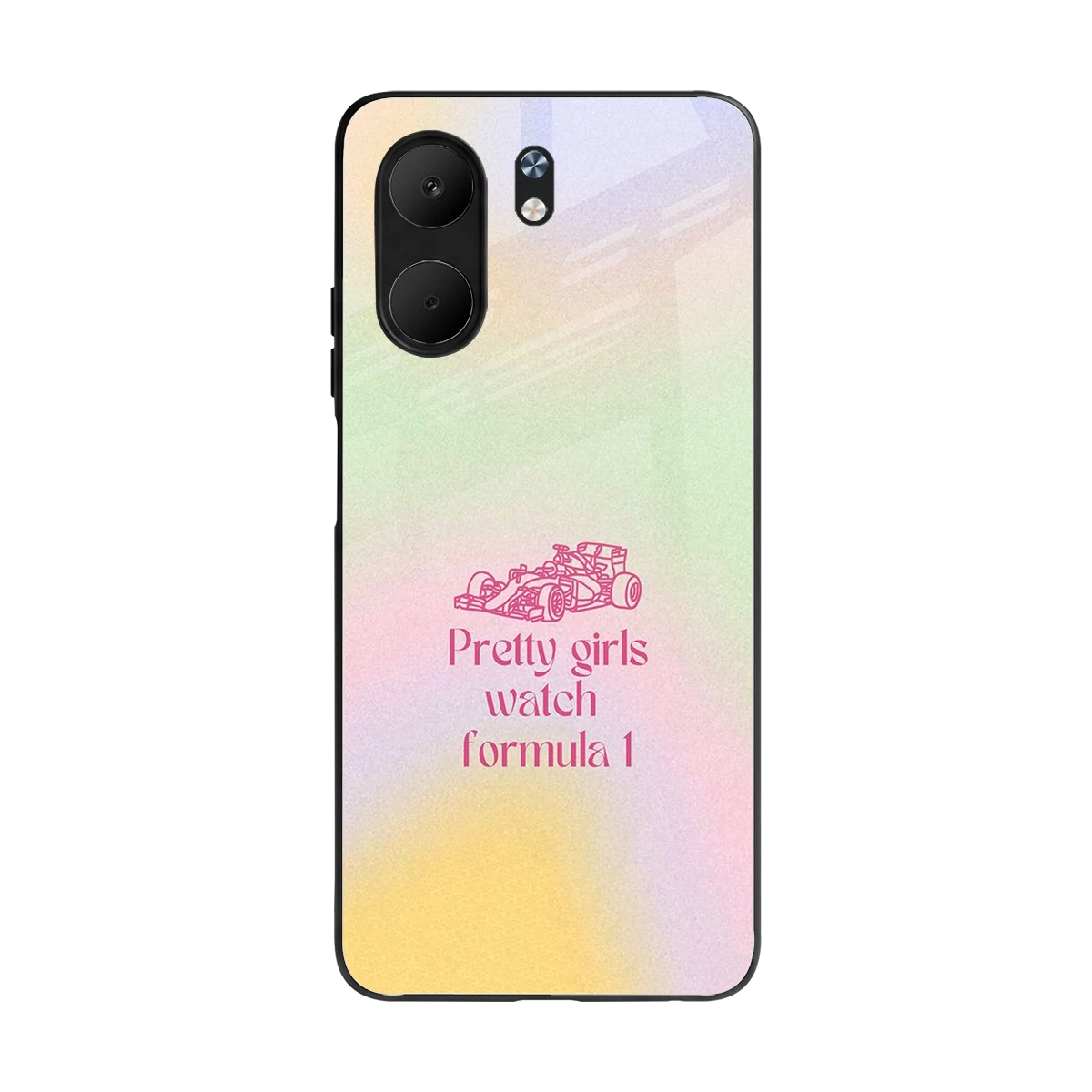 Race Chic back phone cover | glass case for oppo a5x 5g