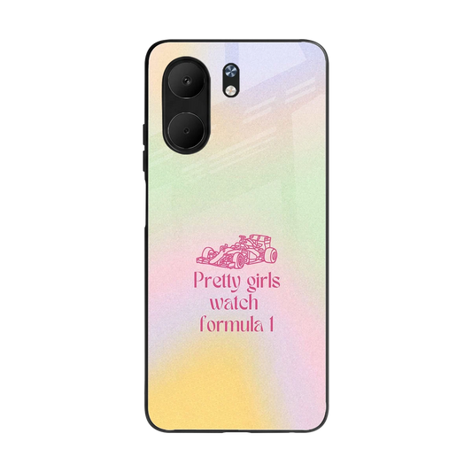 Race Chic back phone cover | glass case for oppo a5x 5g