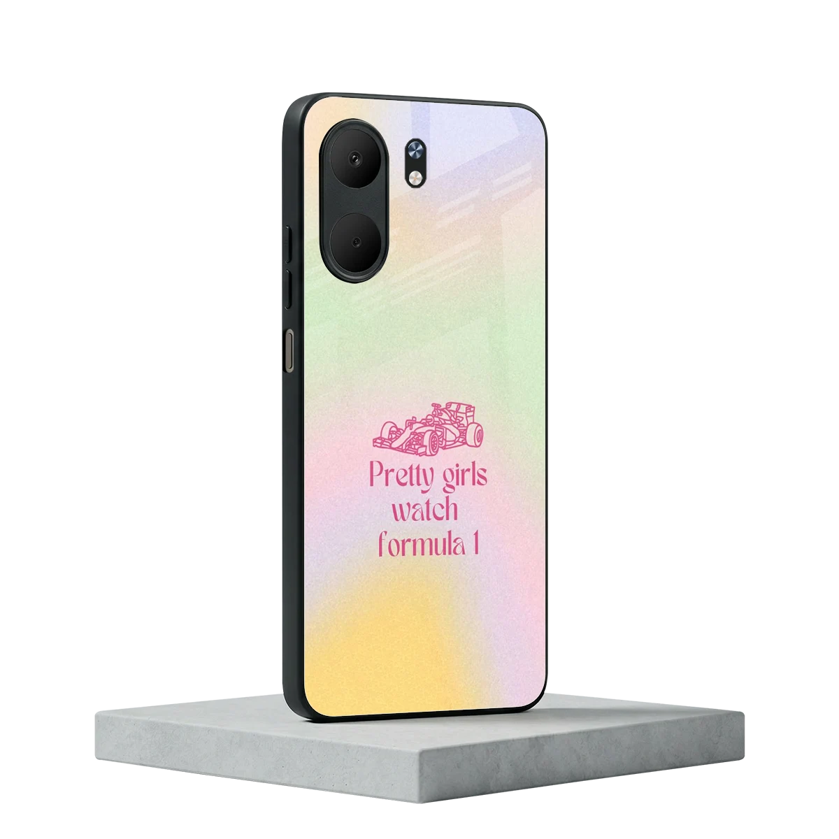 Race Chic oppo a5x 5g mobile cover | shockproof glass phone case