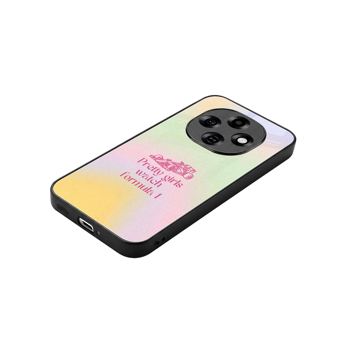 Race Chic stylish phone case for oppo f31 pro 5g | glossy glass and slim fit