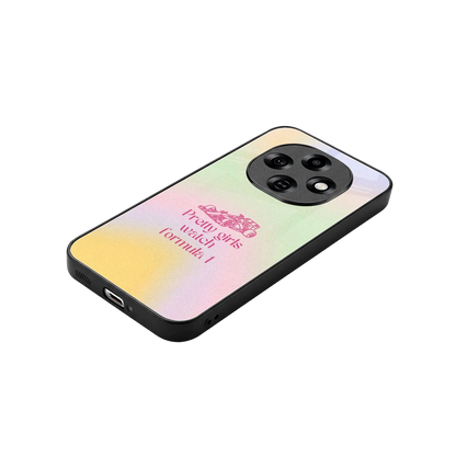 Race Chic stylish phone case for oppo f31 pro 5g | glossy glass and slim fit