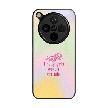 Race Chic back phone cover | glass case for oppo find x8