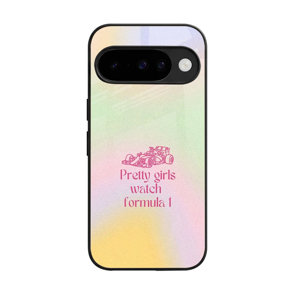 Race Chic back phone cover | glass case for google pixel 10
