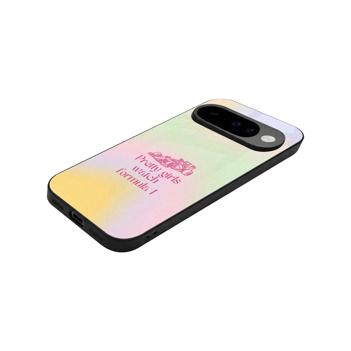 Race Chic stylish phone case for google pixel 10 | glossy glass and slim fit