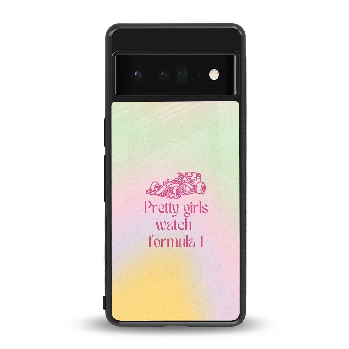 Race Chic back phone cover | glass case for google pixel 6 pro