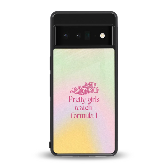 Race Chic back phone cover | glass case for google pixel 6 pro