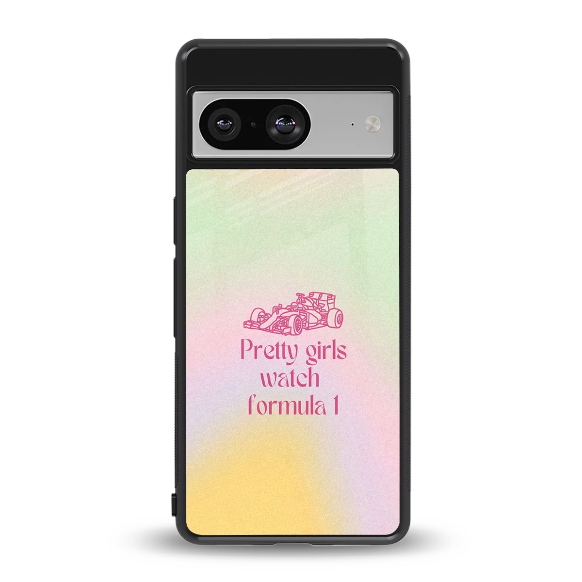 Race Chic back phone cover | glass case for google pixel 8