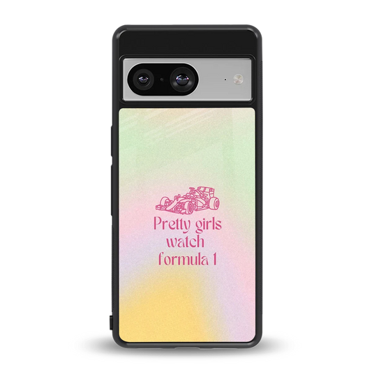 Race Chic back phone cover | glass case for google pixel 8
