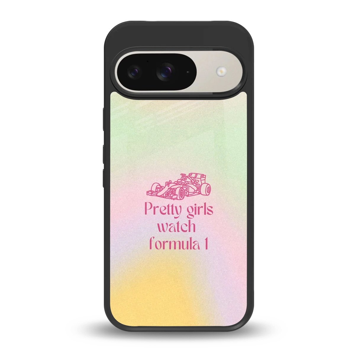 Race Chic back phone cover | glass case for google pixel 9
