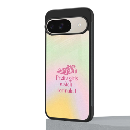 Race Chic google pixel 9 mobile cover | shockproof glass phone case