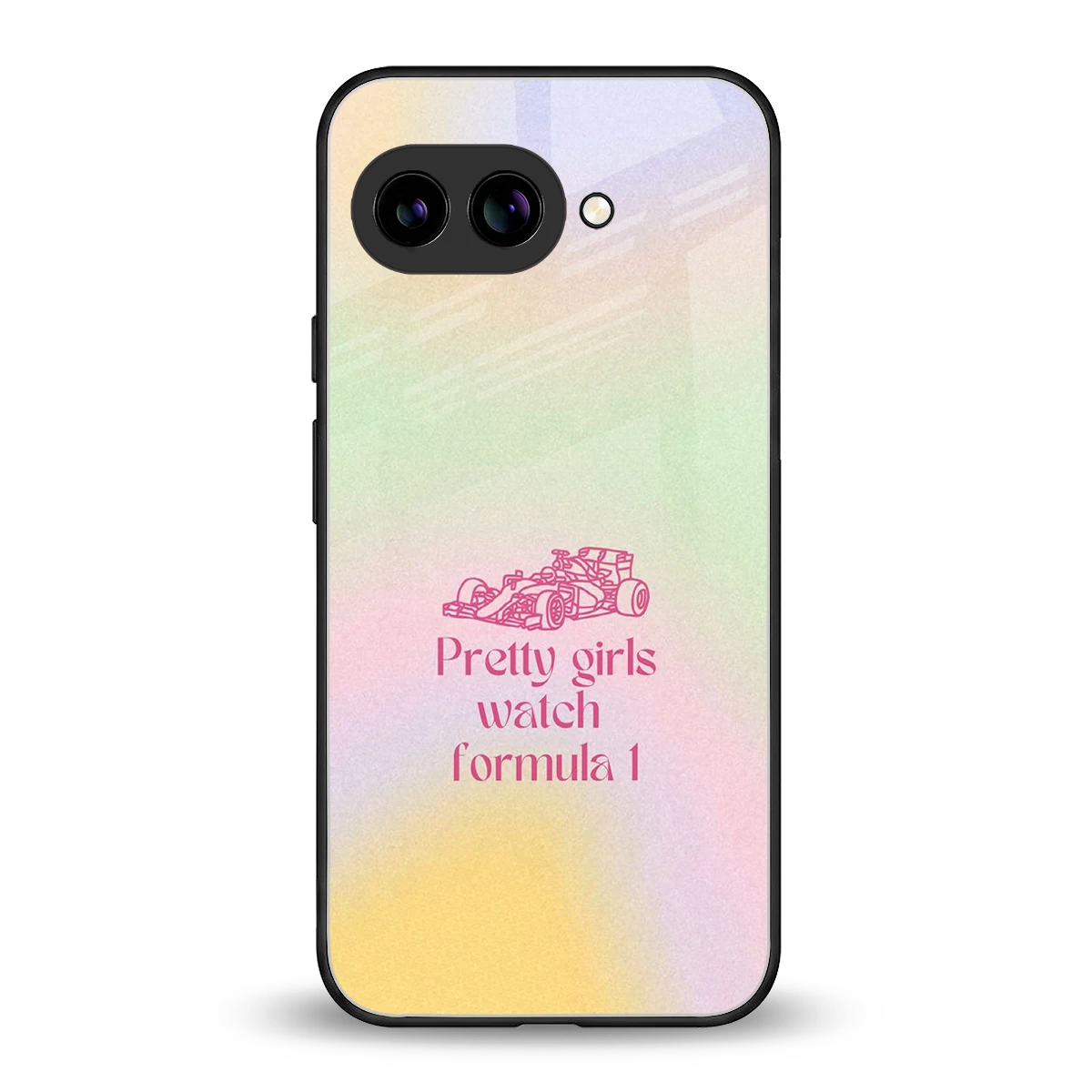 Race Chic back phone cover | glass case for google pixel 10a