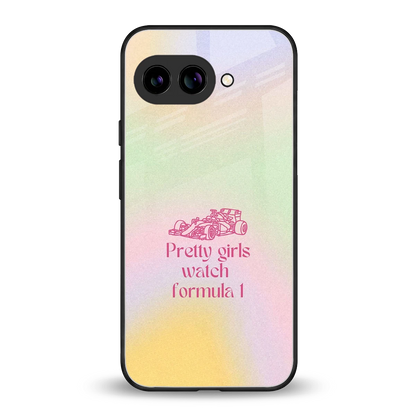 Race Chic back phone cover | glass case for google pixel 10a