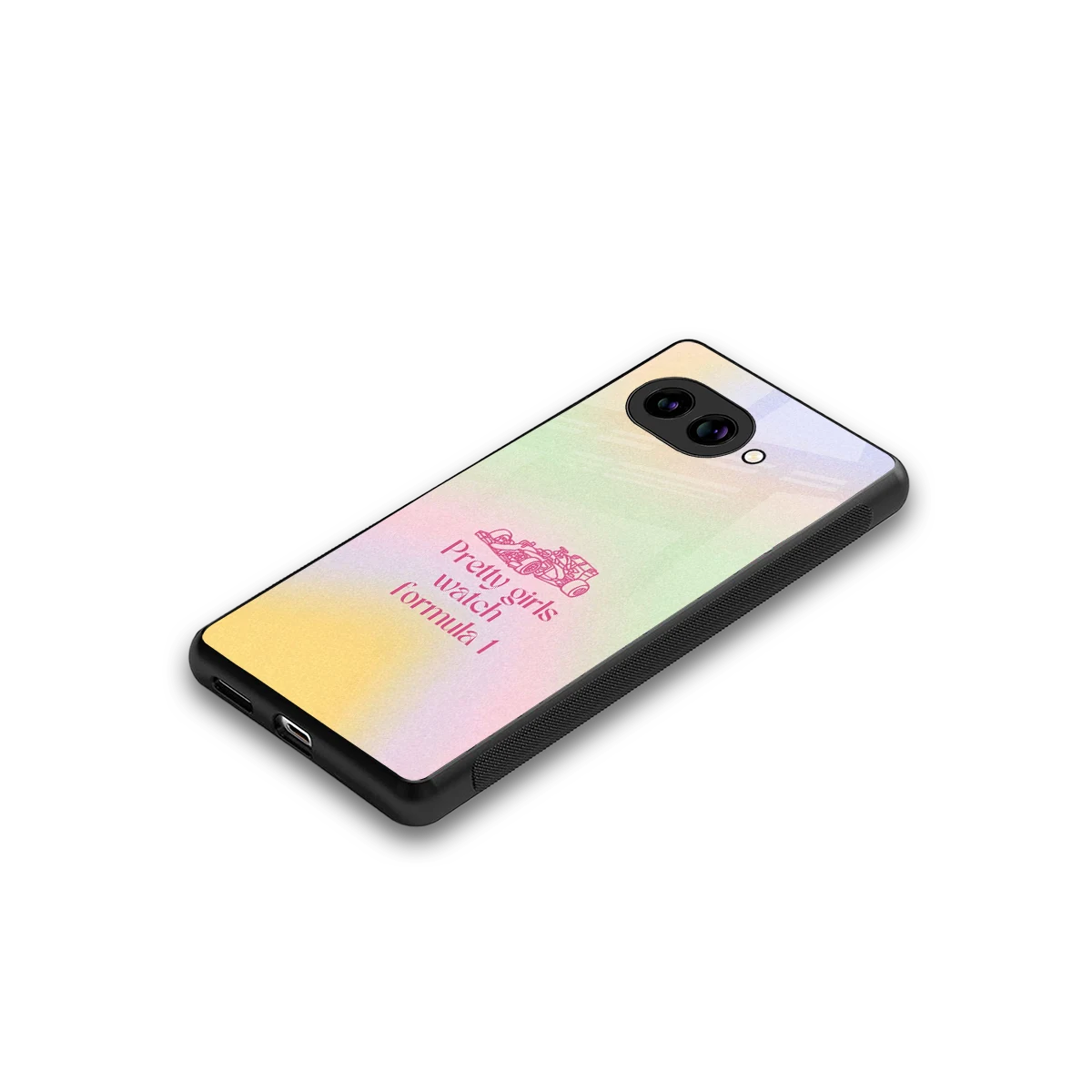 Race Chic stylish phone case for google pixel 10a | glossy glass and slim fit
