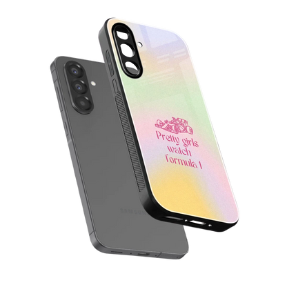 Race Chic sleek samsung galaxy a17 5g cover with tempered glass back and TPU edges