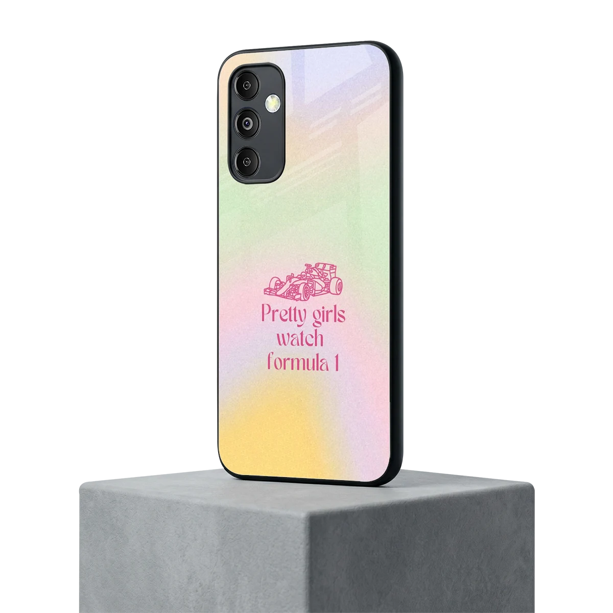 Race Chic samsung galaxy m14 5g mobile cover | shockproof glass phone case