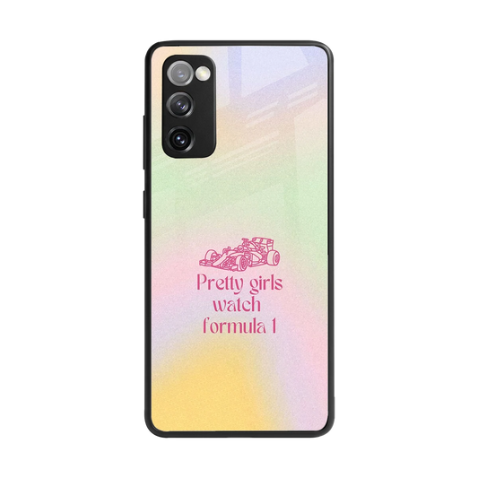 Race Chic back phone cover | glass case for samsung galaxy s20 fe