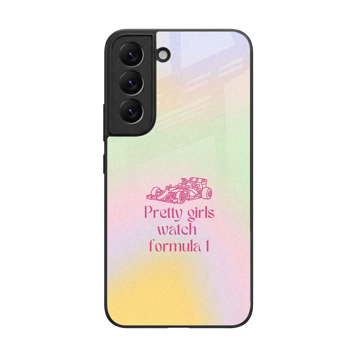 Race Chic back phone cover | glass case for samsung galaxy s22