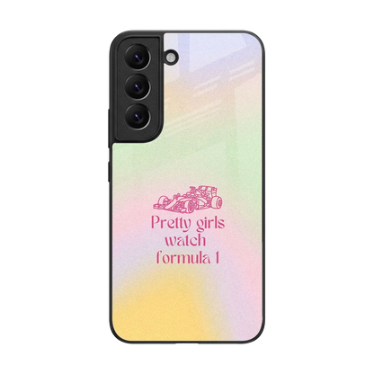 Race Chic back phone cover | glass case for samsung galaxy s22
