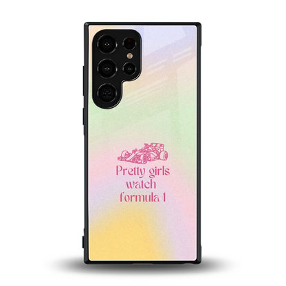 Race Chic back phone cover | glass case for samsung galaxy s24 ultra