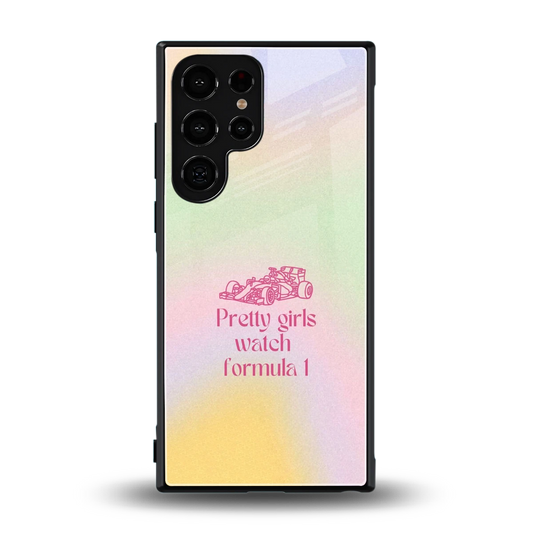 Race Chic back phone cover | glass case for samsung galaxy s24 ultra