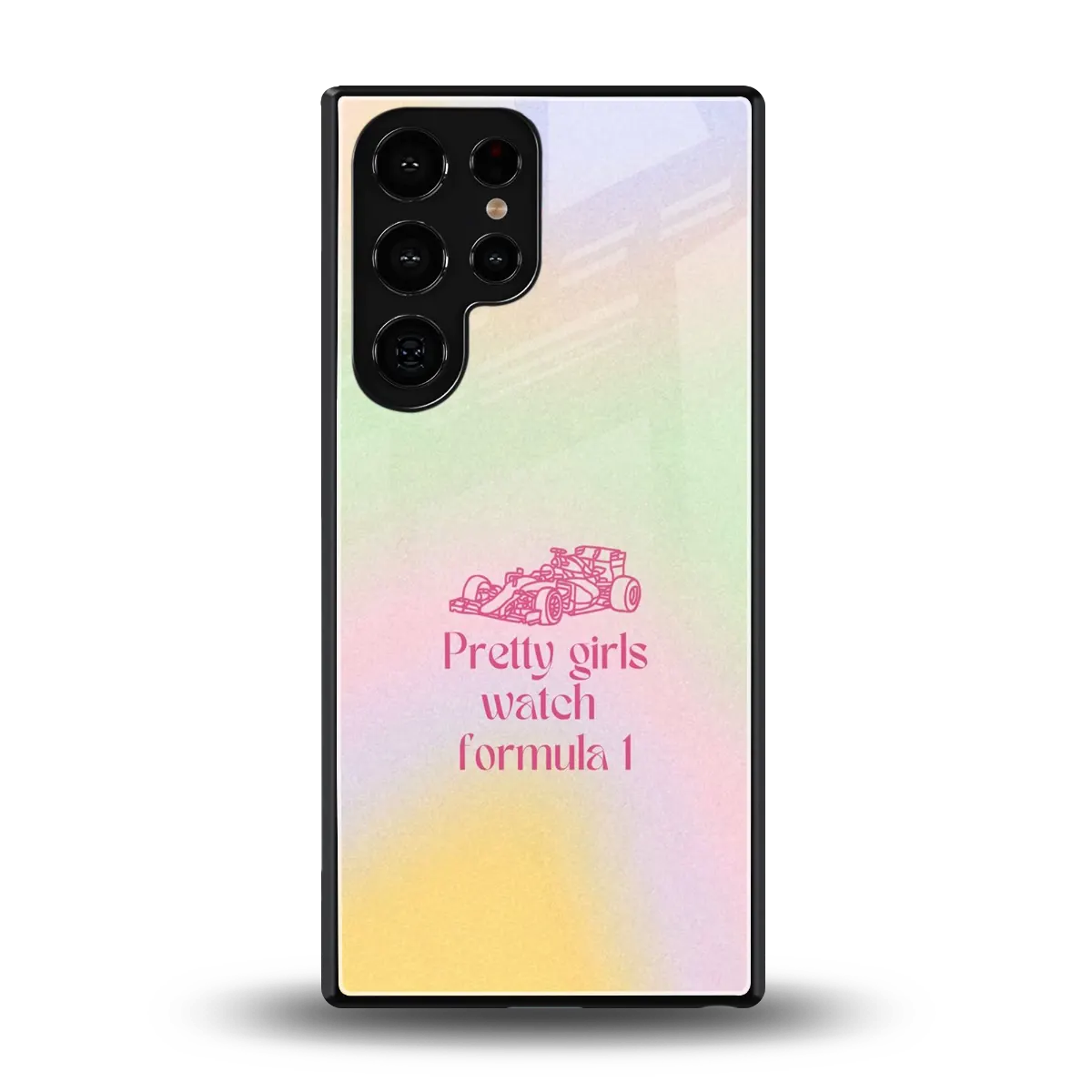 Race Chic back phone cover | glass case for samsung galaxy s25 ultra