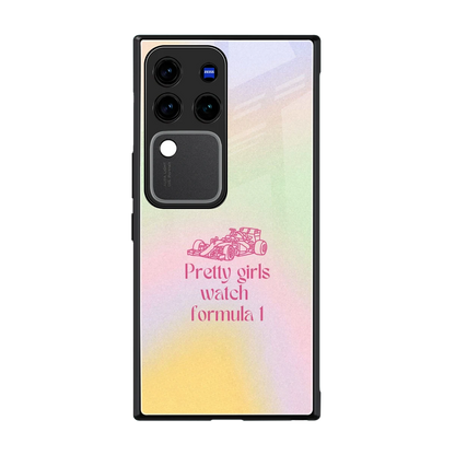 Race Chic back phone cover | glass case forvivo v30 pro