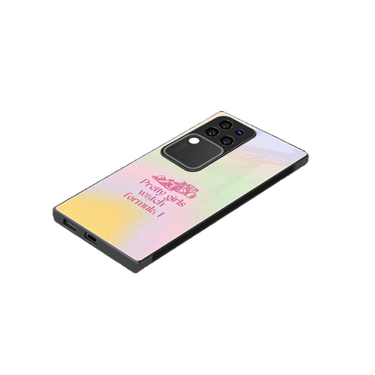 Race Chic stylish phone case forvivo v30 pro | glossy glass and slim fit