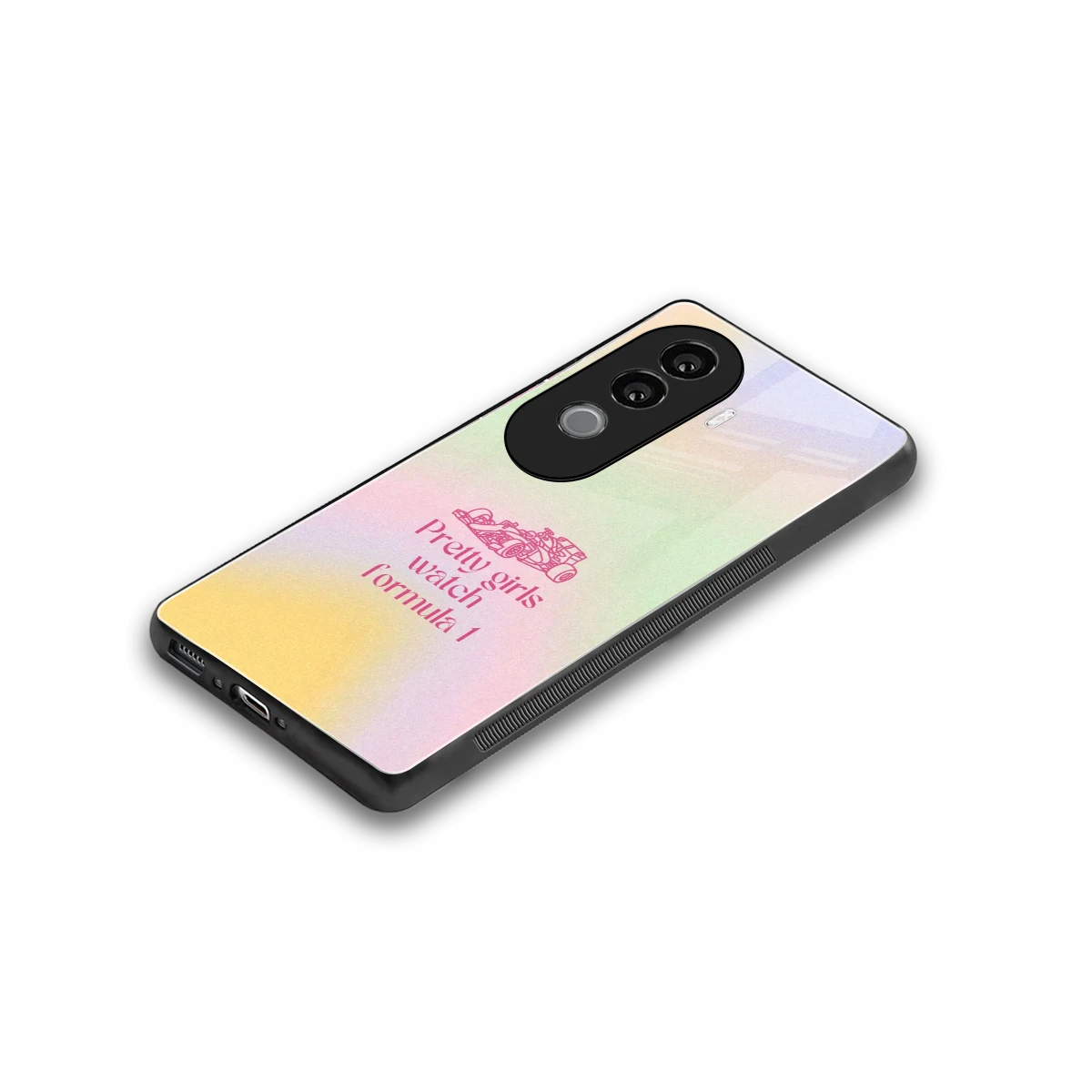 Race Chic stylish phone case for vivo v40e | glossy glass and slim fit