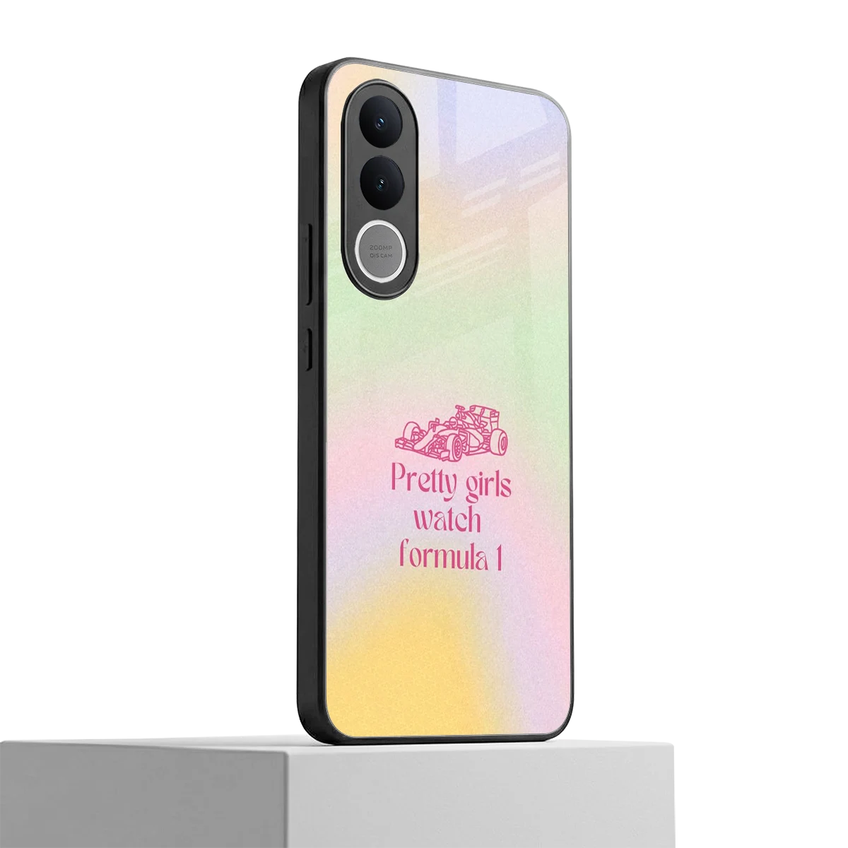 Race Chic vivo v70 fe mobile cover | shockproof glass phone case
