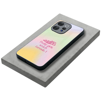 Race Chic stylish phone case for vivo v70 | glossy glass and slim fit