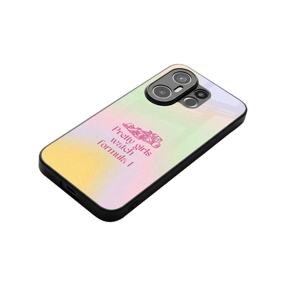 Race Chic stylish phone case for vivo x200 fe | glossy glass and slim fit