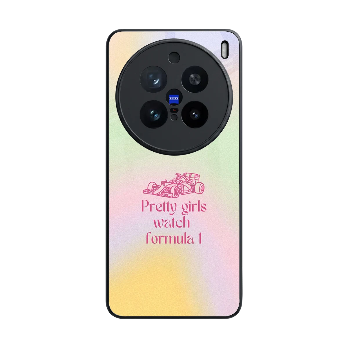 Race Chic back phone cover | glass case for vivo x200 pro