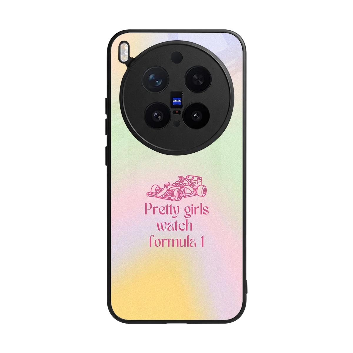 Race Chic back phone cover | glass case for vivo x300 pro