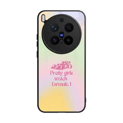 Race Chic back phone cover | glass case for vivo x300 pro