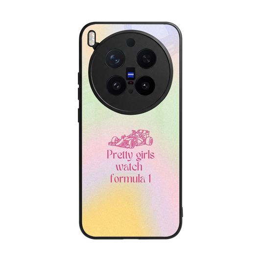 Race Chic back phone cover | glass case for vivo x300 pro
