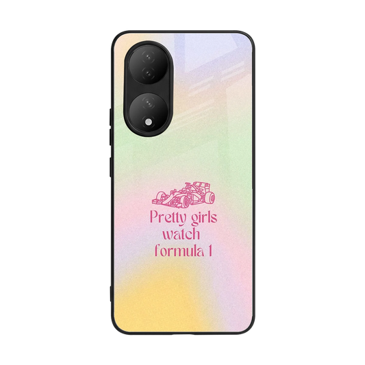 Race Chic back phone cover | glass case for Vivo-y100